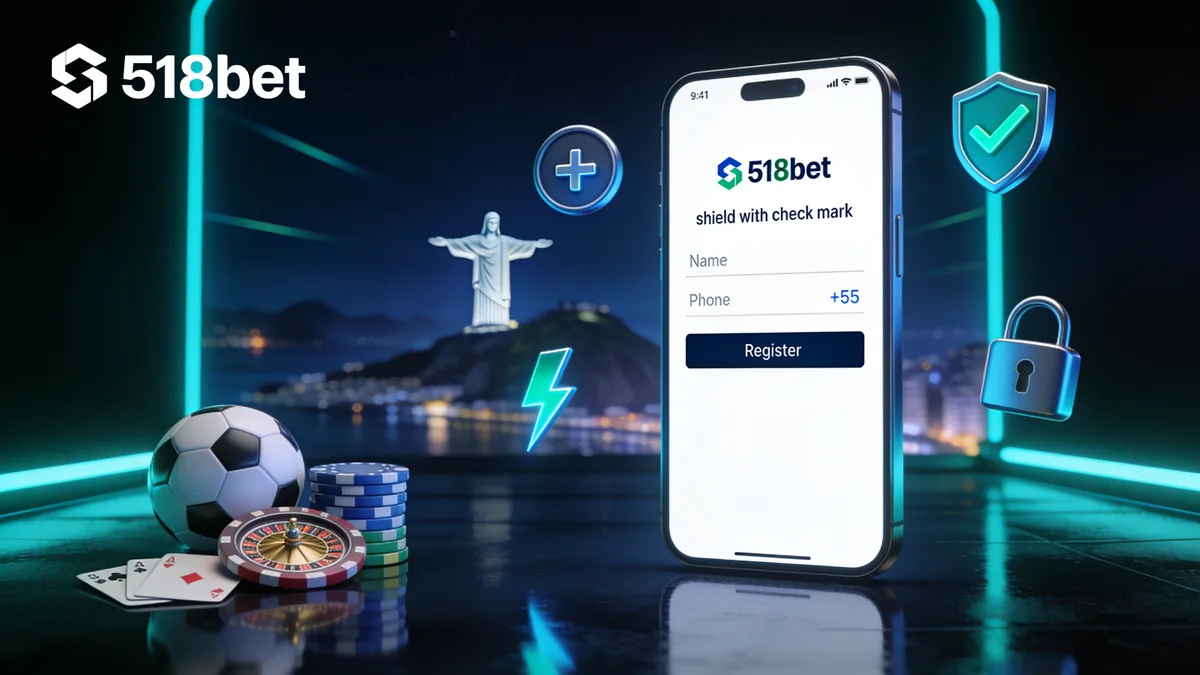 518bet no Brasil — Como se cadastrar na 518bet